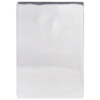 Produktbild för Bokstöd 2 pcs Silver 11 x 14 x 17,5 cm Aluminium