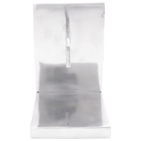 Produktbild för Bokstöd 2 pcs Silver 11 x 14 x 17,5 cm Aluminium