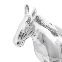 Produktbild för Bokstöd 2 pcs Silver 11 x 14 x 25 cm Aluminium
