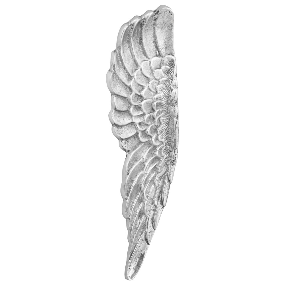 Produktbild för Vingskulptur 2 pcs Silver 31 x 5 x 91 cm Aluminium