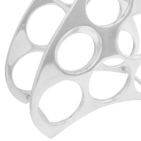 Produktbild för Vinställ Silver 32 x 14 x 37.5 cm Aluminium