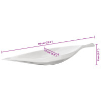 Produktbild för Fruktkorg Silver 60 x 15 x 8 cm Aluminium