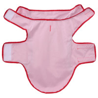 Produktbild för Regnrock för hundar med reflekterande remsor polyester röd xs