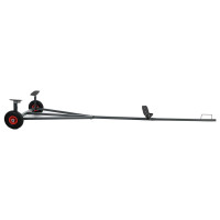Produktbild för Båktrailer Silver 302 x 107 x 42 cm Stål