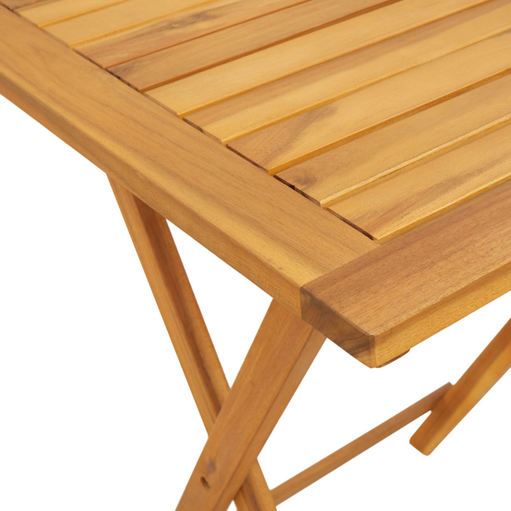 Produktbild för Trädgårds Bistro Set 3 pcs Brun Massivt Akaciaträ
