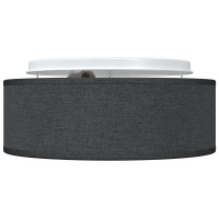 Produktbild för Taklampa med strålkastare Svart 30 x 30 x 13,5 cm tyg