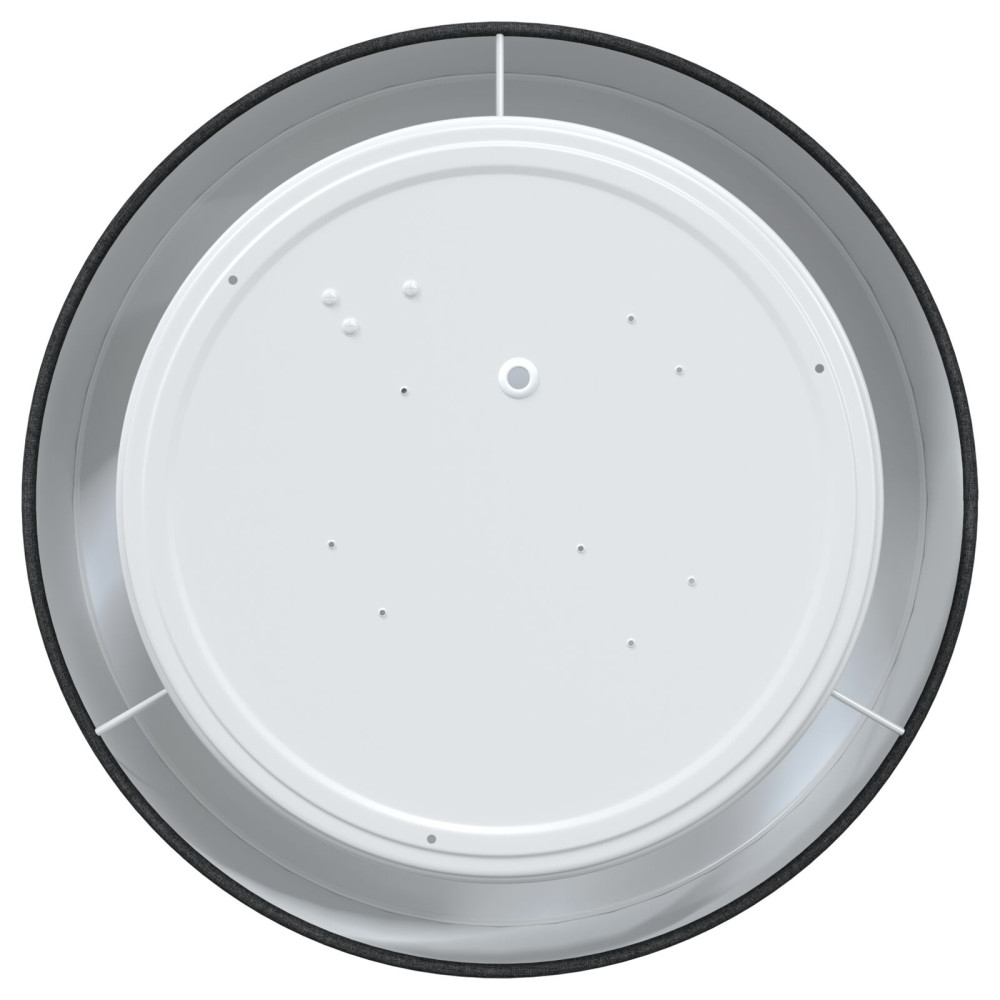 Produktbild för Taklampa med strålkastare Svart 30 x 30 x 13,5 cm tyg