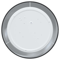 Produktbild för Taklampa med strålkastare Svart 30 x 30 x 13,5 cm tyg