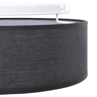 Produktbild för Taklampa med strålkastare Svart 30 x 30 x 13,5 cm tyg