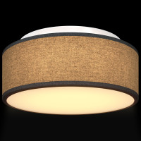 Produktbild för Taklampa med strålkastare Svart 30 x 30 x 13,5 cm tyg