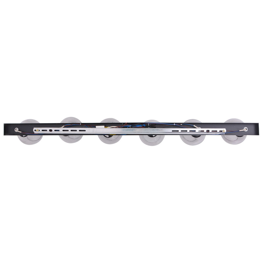 Produktbild för Takspotlight Svart 110,5 x 13 x 26 cm Glas och Metall