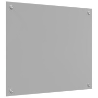 Produktbild för Köksskydd Ljusgrå 70 x 60 cm härdat glas