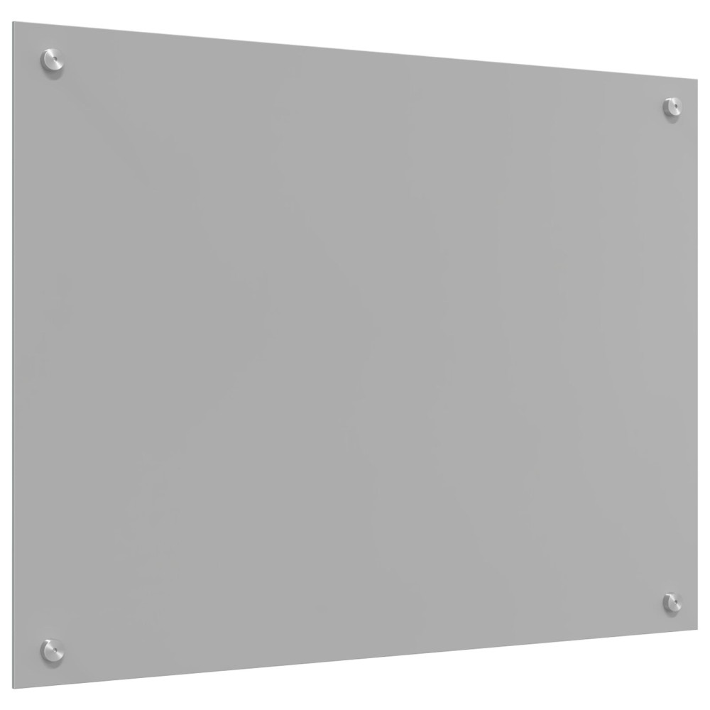Produktbild för Köksskydd Ljusgrå 80 x 60 cm härdat glas