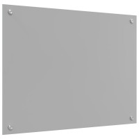 Produktbild för Köksskydd Ljusgrå 80 x 60 cm härdat glas