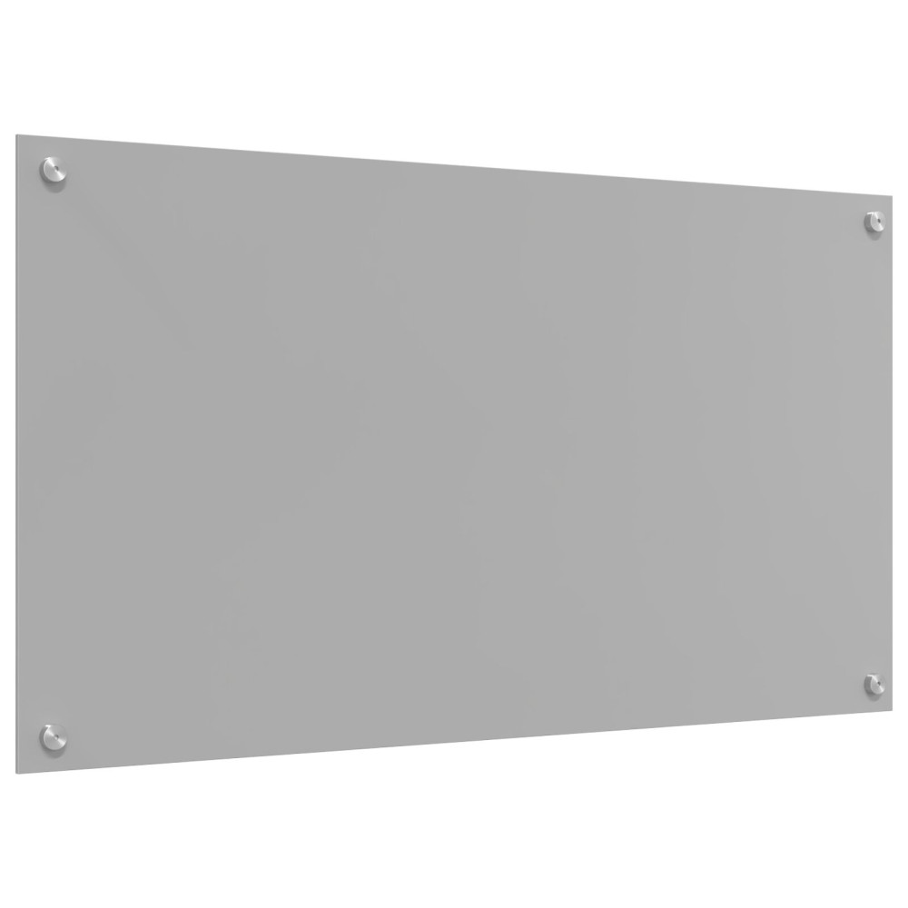 Produktbild för Köksskydd Ljusgrå 90 x 50 cm härdat glas