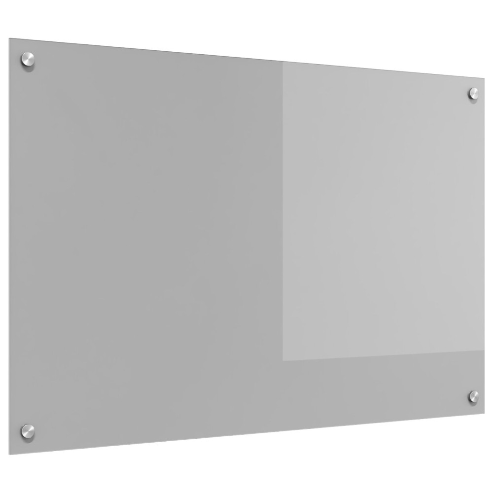 Produktbild för Köksskydd Ljusgrå 90 x 60 cm härdat glas