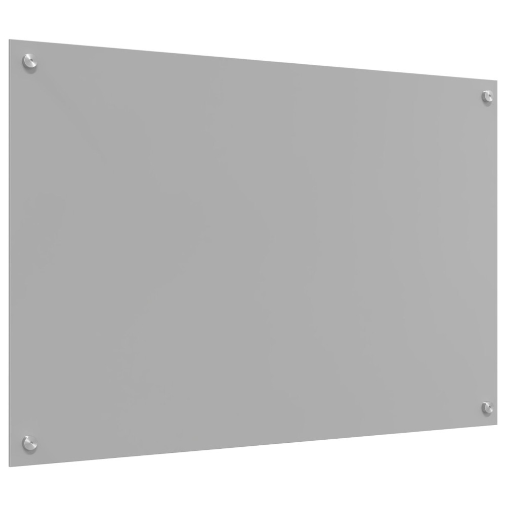 Produktbild för Köksskydd Ljusgrå 90 x 60 cm härdat glas