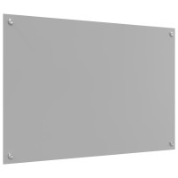Produktbild för Köksskydd Ljusgrå 90 x 60 cm härdat glas