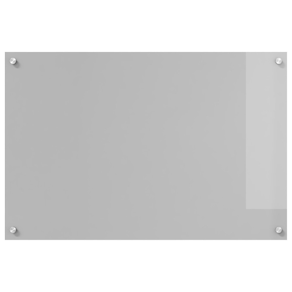 Produktbild för Köksskydd Ljusgrå 90 x 60 cm härdat glas
