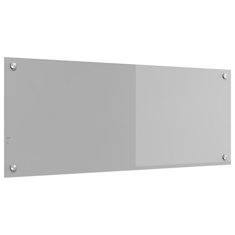 Produktbild för Köksskydd Ljusgrå 100 x 40 cm härdat glas