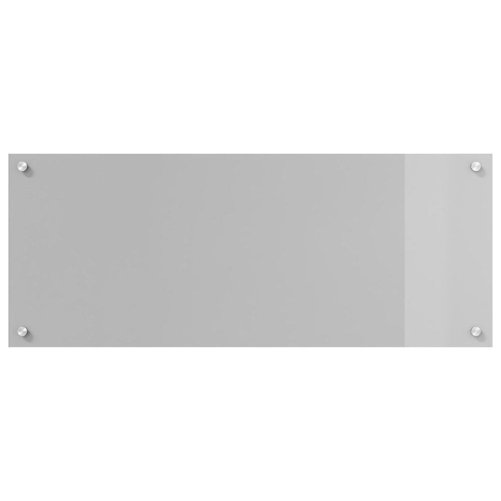 Produktbild för Köksskydd Ljusgrå 100 x 40 cm härdat glas