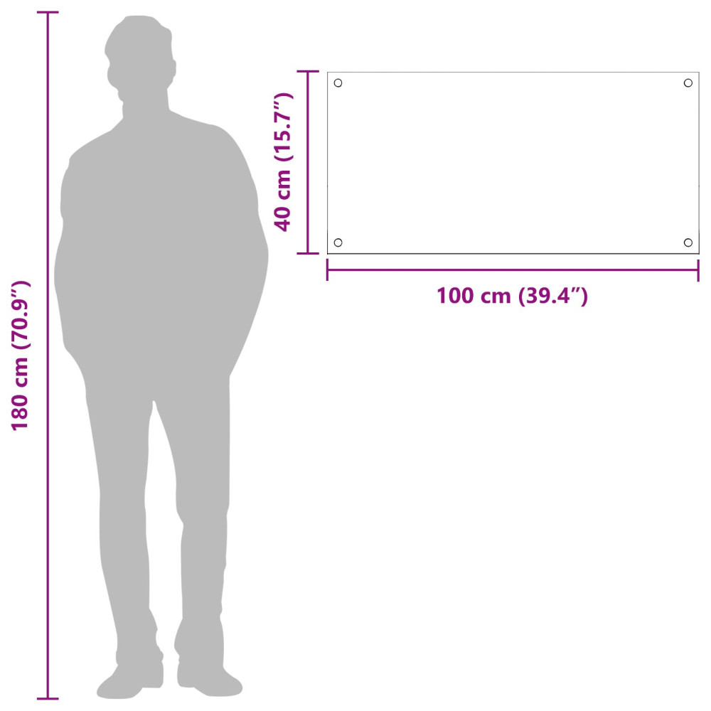 Produktbild för Köksskydd Ljusgrå 100 x 40 cm härdat glas