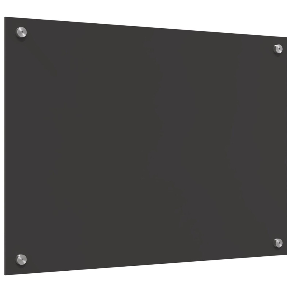 Produktbild för Köksskydd Mörkgrå 70 x 50 cm härdat glas