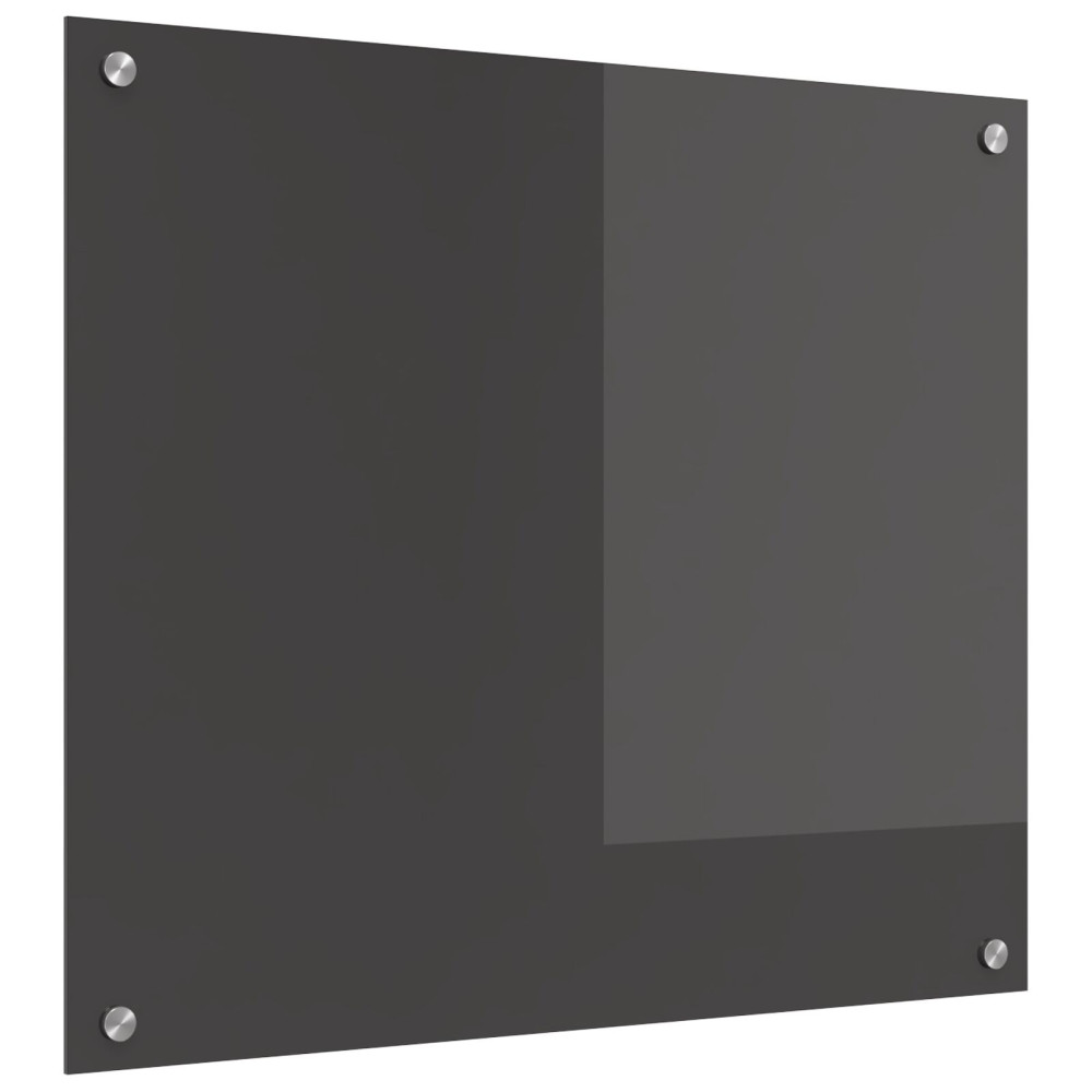Produktbild för Köksskydd Mörkgrå 70 x 60 cm härdat glas