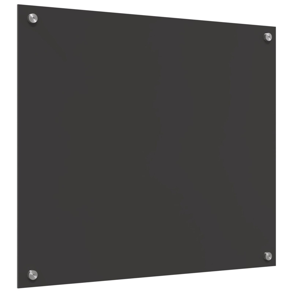 Produktbild för Köksskydd Mörkgrå 70 x 60 cm härdat glas