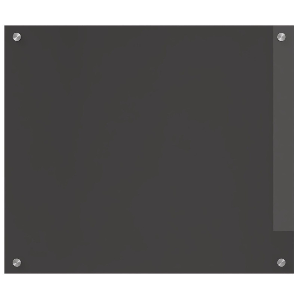 Produktbild för Köksskydd Mörkgrå 70 x 60 cm härdat glas
