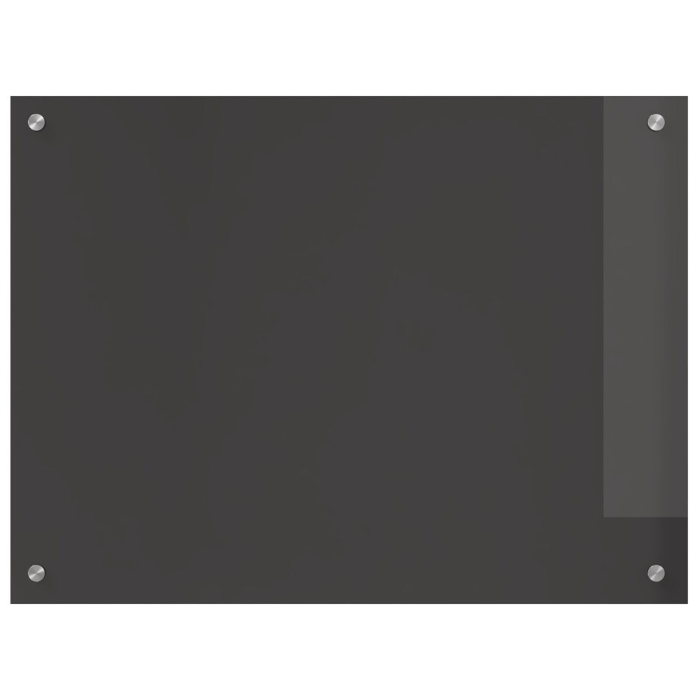 Produktbild för Köksskydd Mörkgrå 80 x 60 cm härdat glas