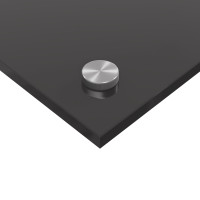 Produktbild för Köksskydd Mörkgrå 80 x 60 cm härdat glas