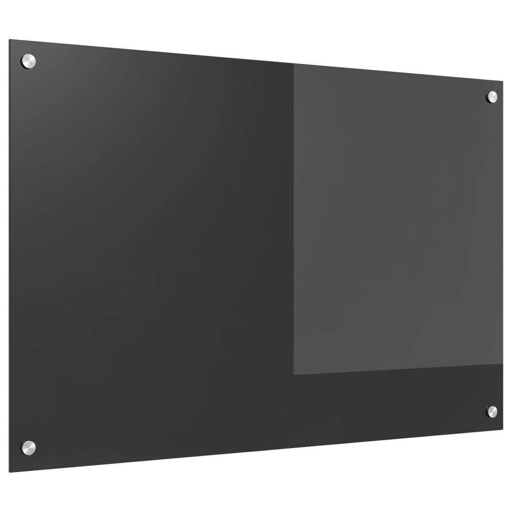 Produktbild för Köksskydd Mörkgrå 90 x 60 cm härdat glas