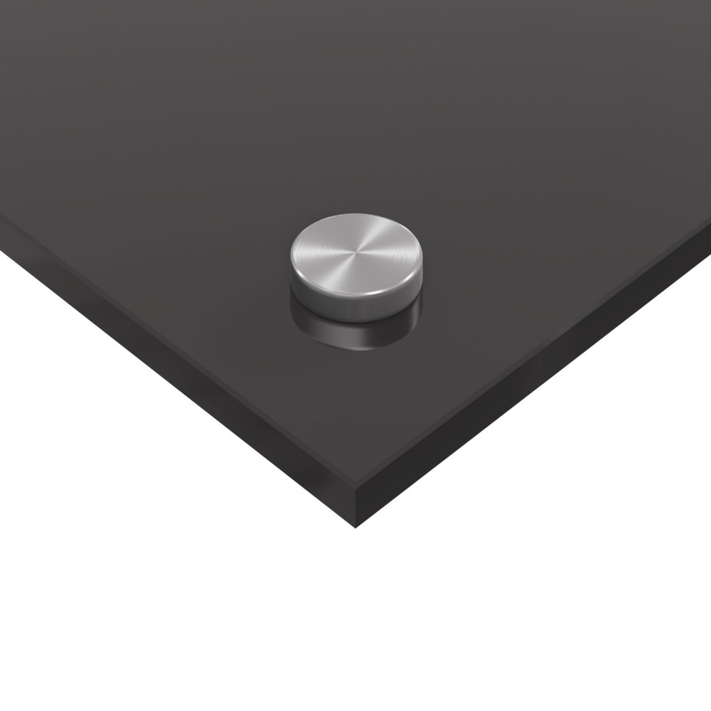 Produktbild för Köksskydd Mörkgrå 100 x 60 cm härdat glas