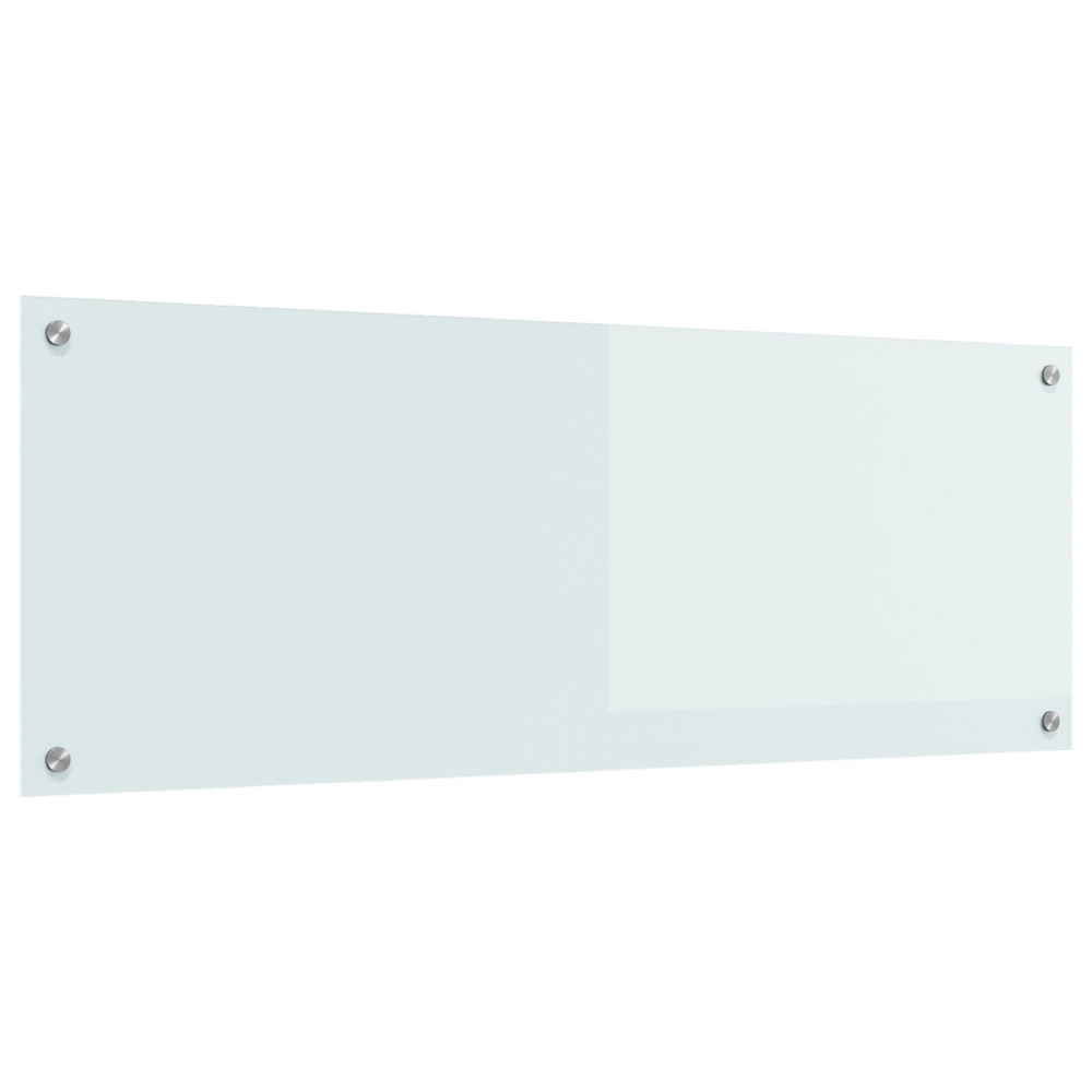 Produktbild för Köksskydd Vit 110 x 40 cm härdat glas