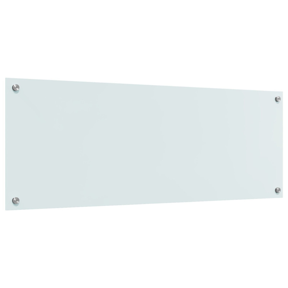 Produktbild för Köksskydd Vit 110 x 40 cm härdat glas