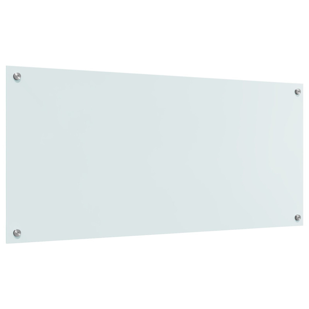 Produktbild för Köksskydd Vit 110 x 50 cm härdat glas