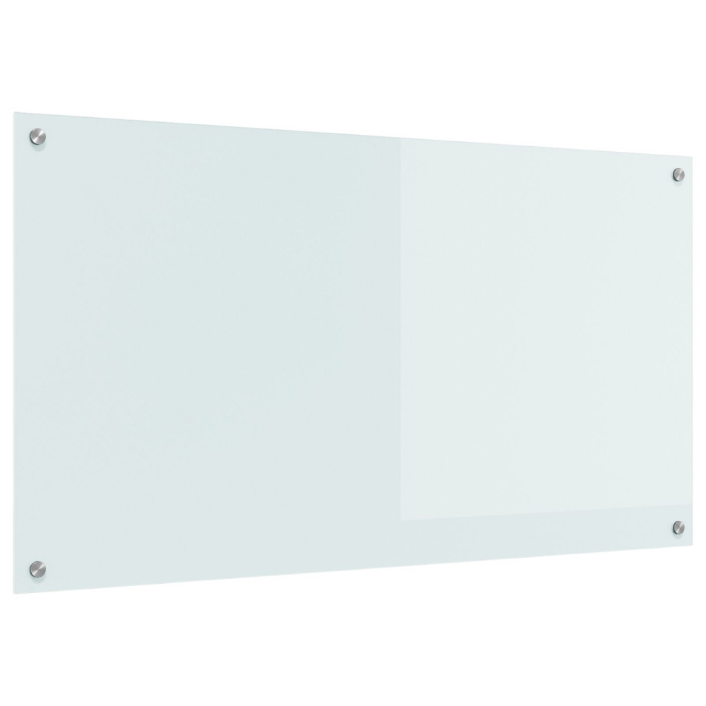 Produktbild för Köksskydd Vit 110 x 60 cm härdat glas