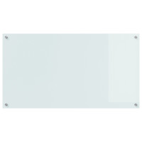 Produktbild för Köksskydd Vit 110 x 60 cm härdat glas