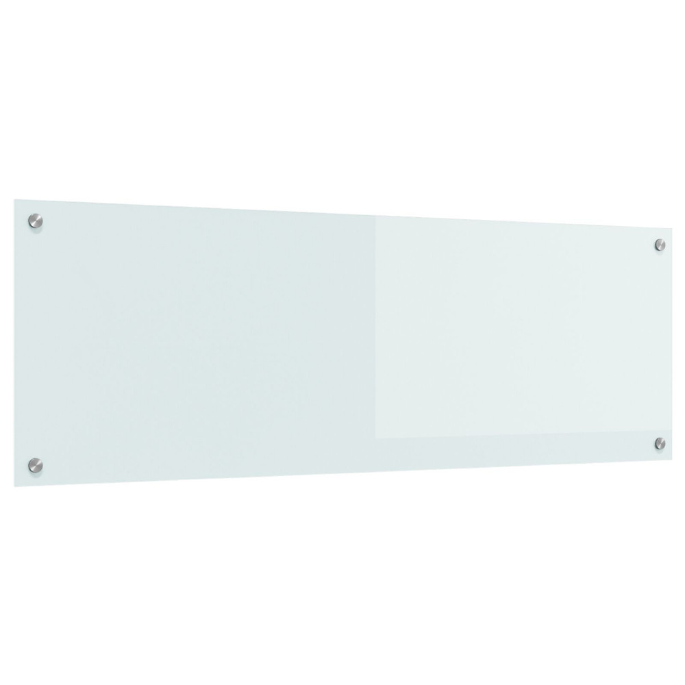 Produktbild för Köksskydd Vit 120 x 40 cm härdat glas