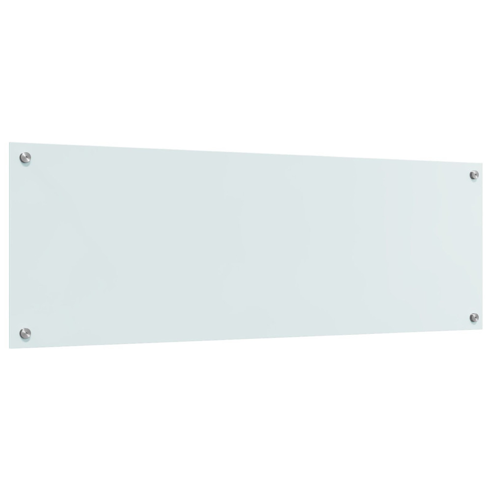Produktbild för Köksskydd Vit 120 x 40 cm härdat glas