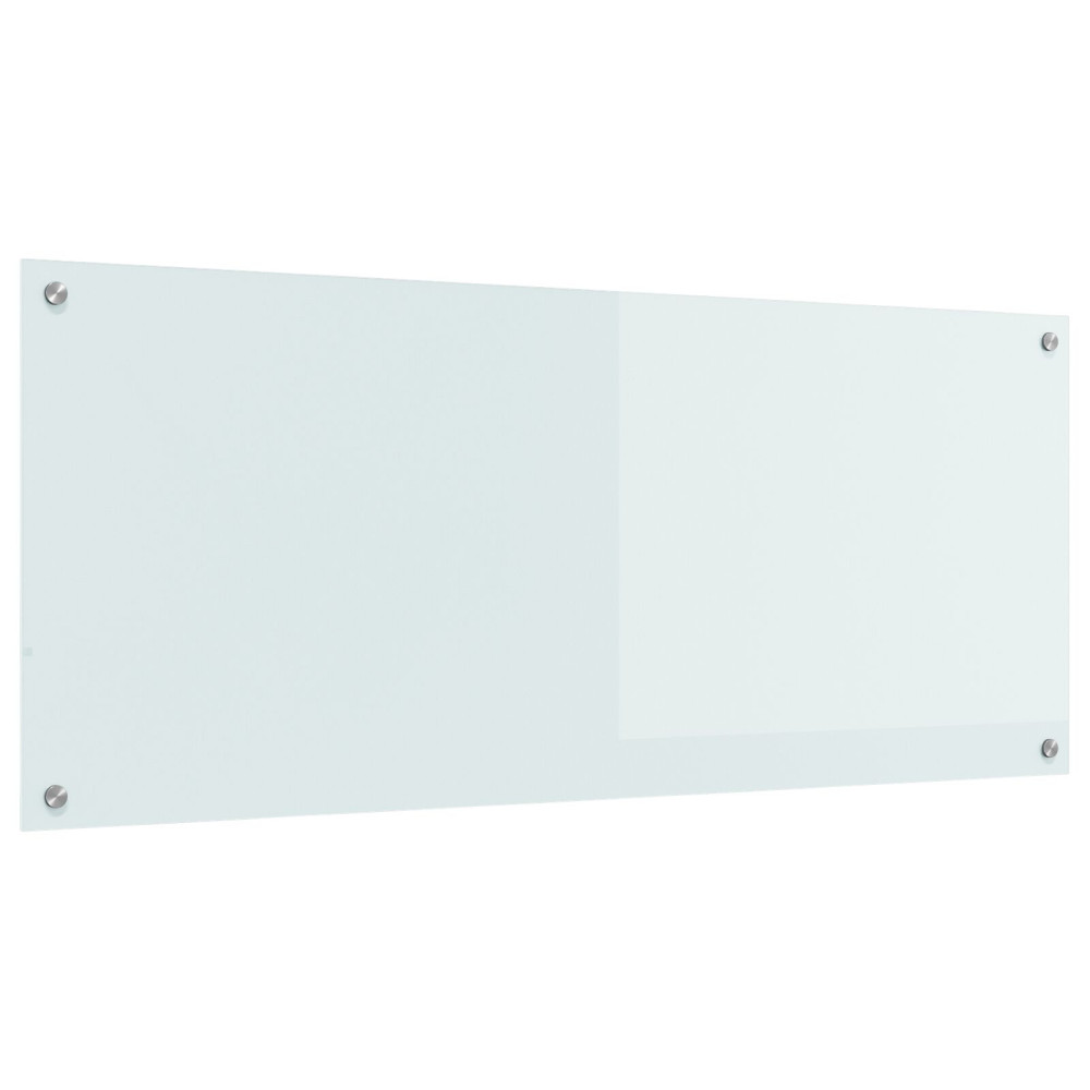 Produktbild för Köksskydd Vit 120 x 50 cm härdat glas
