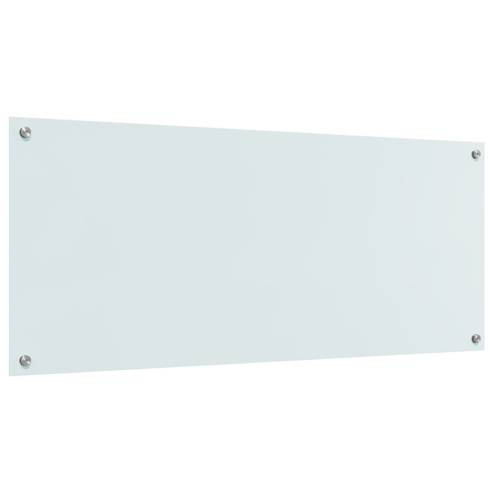Produktbild för Köksskydd Vit 120 x 50 cm härdat glas