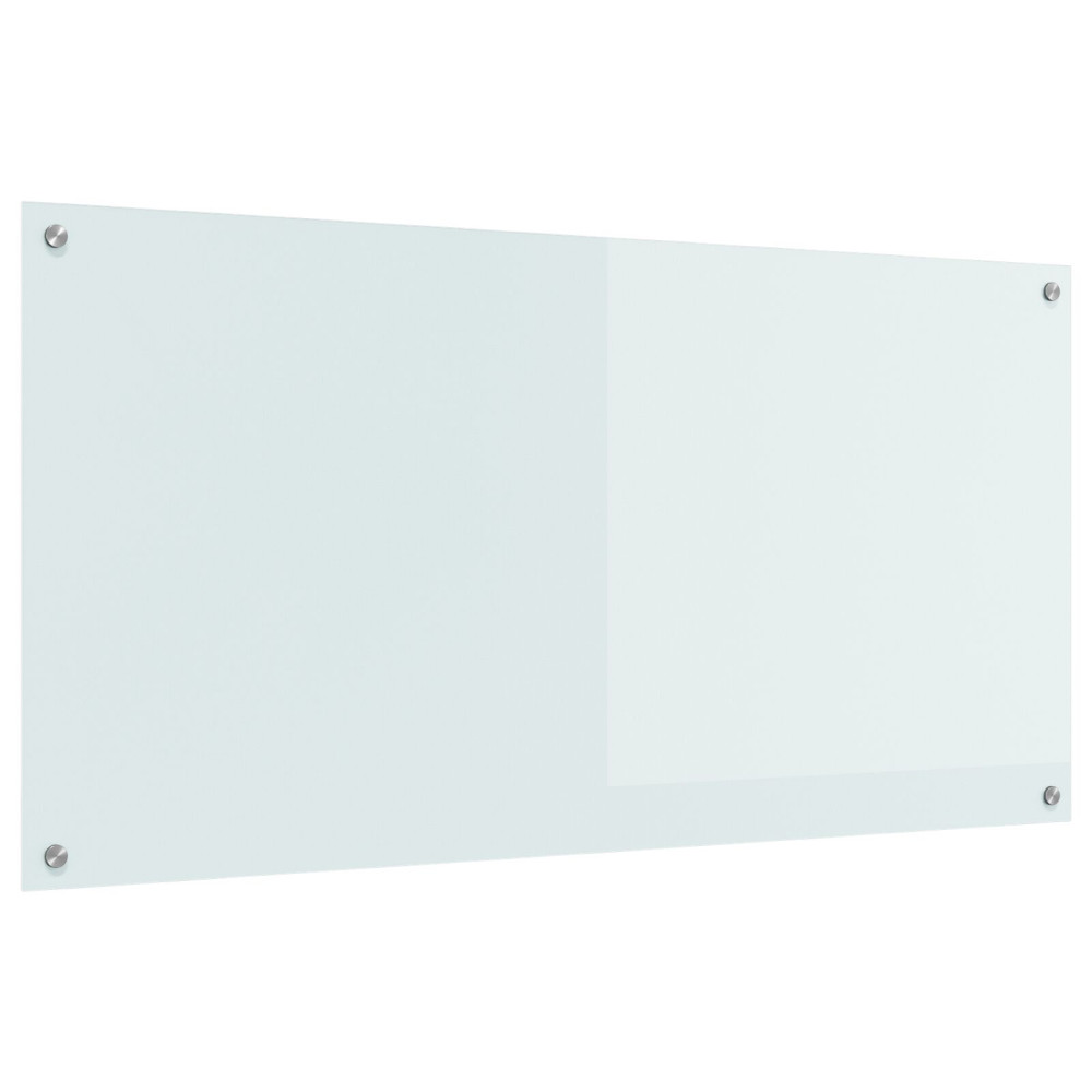 Produktbild för Köksskydd Vit 120 x 60 cm härdat glas
