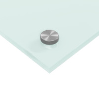 Produktbild för Köksskydd Vit 120 x 60 cm härdat glas
