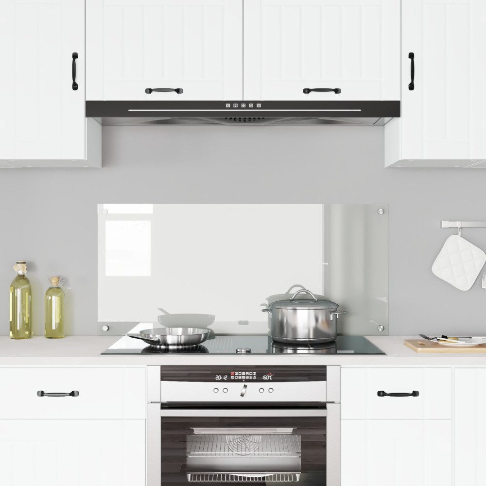 Produktbild för Köksskydd Transparent 110 x 50 cm härdat glas