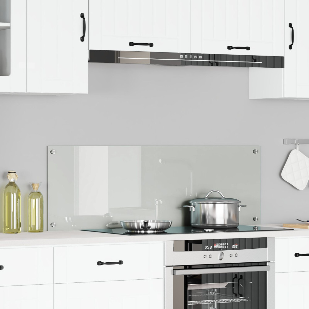 Produktbild för Köksskydd Transparent 120 x 40 cm härdat glas