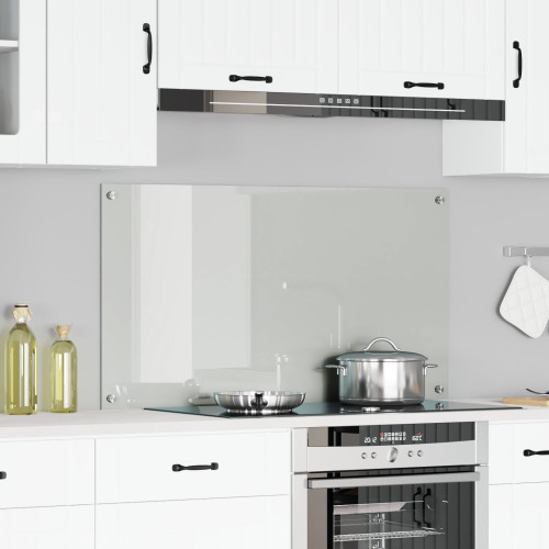 vidaXL Köksskydd Transparent 120 x 60 cm härdat glas