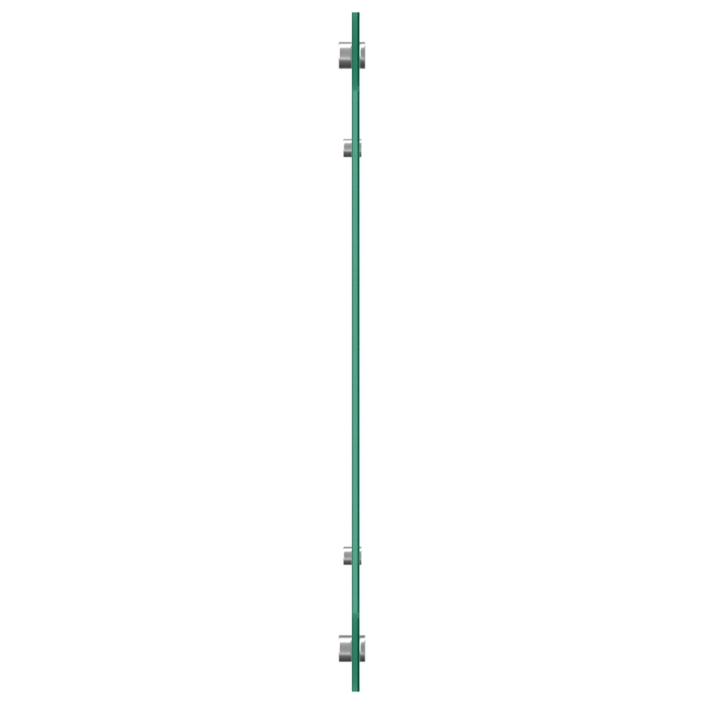 Produktbild för Köksskydd Svart 110 x 50 cm härdat glas