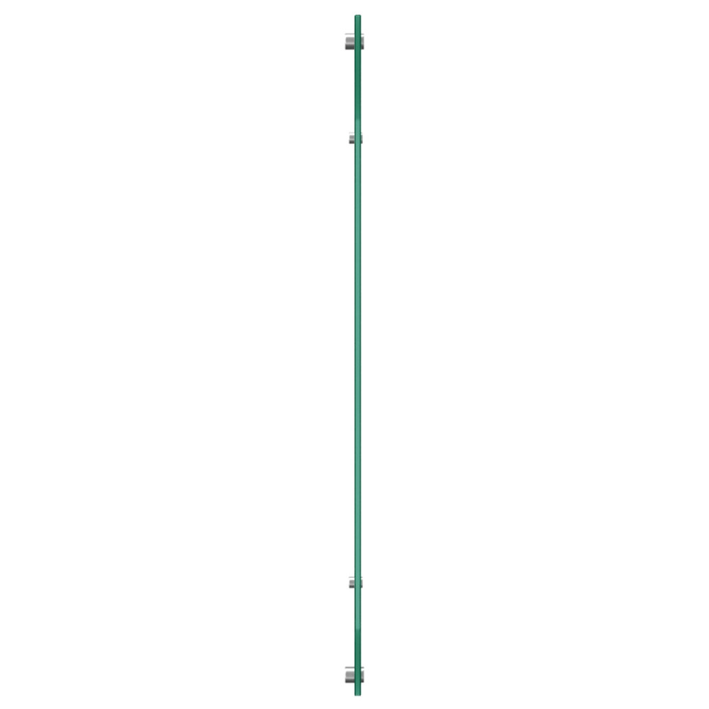 Produktbild för Köksskydd Svart 120 x 60 cm härdat glas